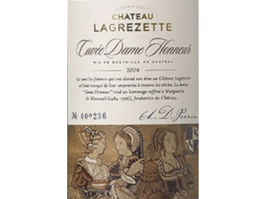 Château Lagrézette Dame Honneur