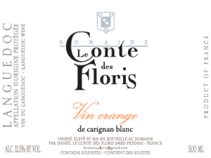 La historia del vino de naranja cariñena blanca de Floris