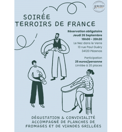 Dégustation Terroirs de France