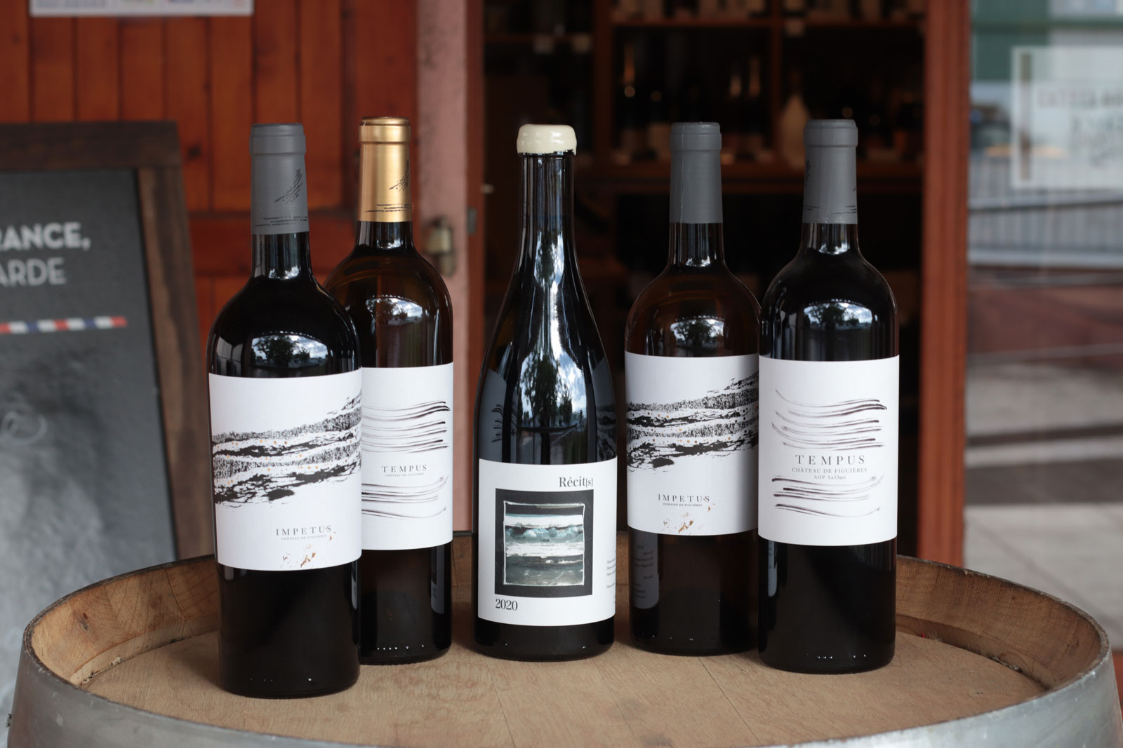 Découvrez les cuvées du chateau figuères et la cuvée Récit(s) de Sebastien MARTIN