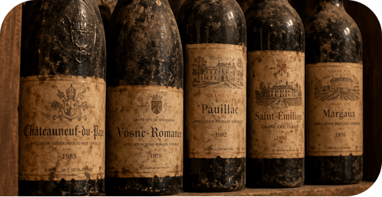 Acheter des Vieux Millésimes de vin
